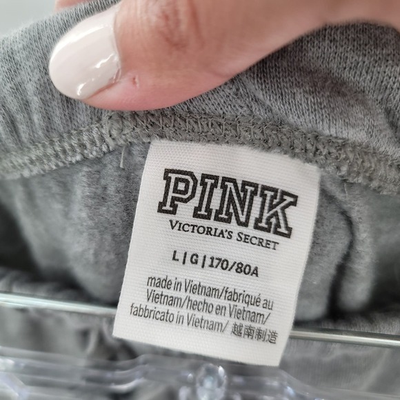 VS PINK Perfect Quarter Zip Pullover and Classic Pant Set Size L NWOT - Picture 9 of 9